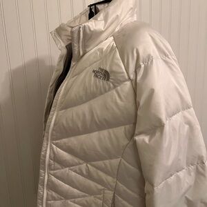 North Face Quilted White Jacket